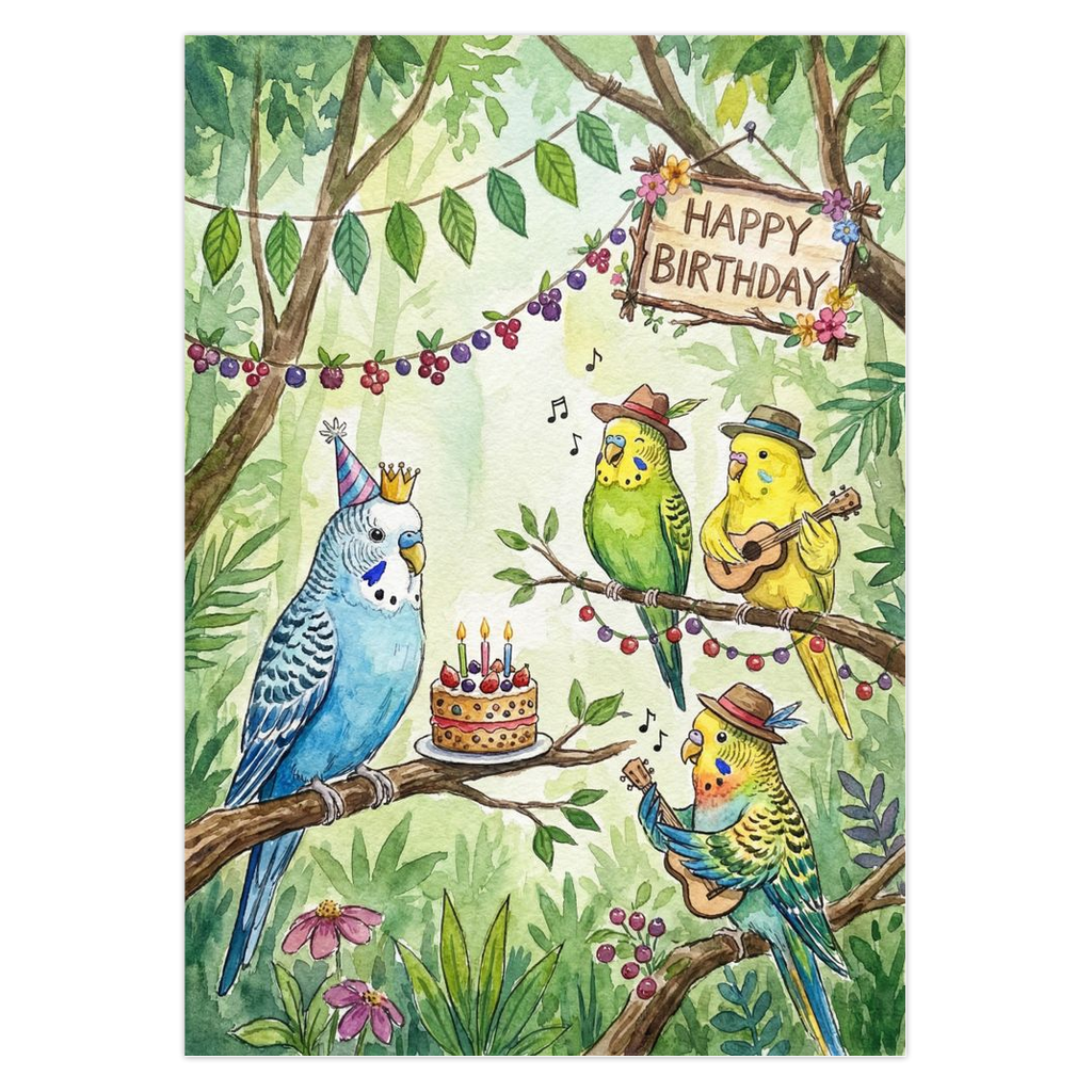 Parakeet Birthday