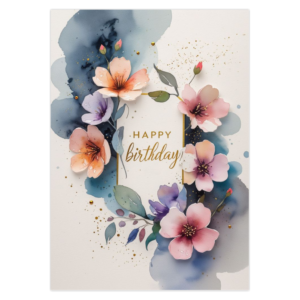 Watercolor Birthday